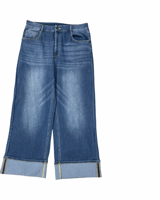 Jeans Jeggings By Halara In Blue Denim, Size:14