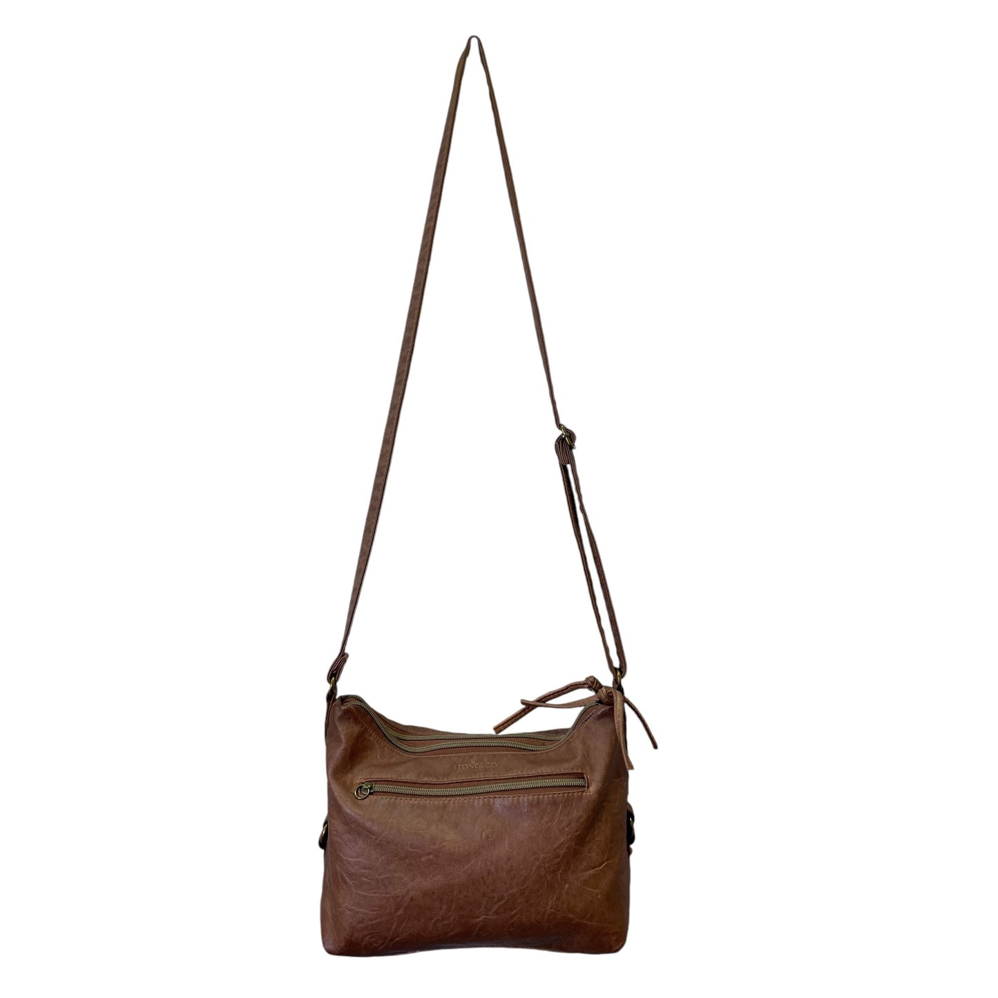 Handbag By Stone Mountain In Brown, Size:Medium