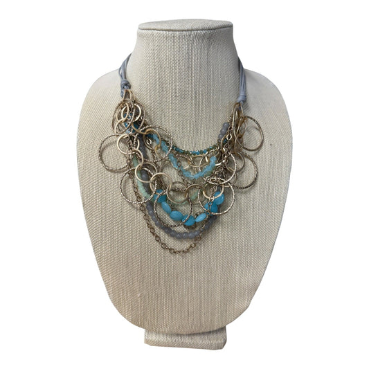 Necklace Statement By Cmc In Gold