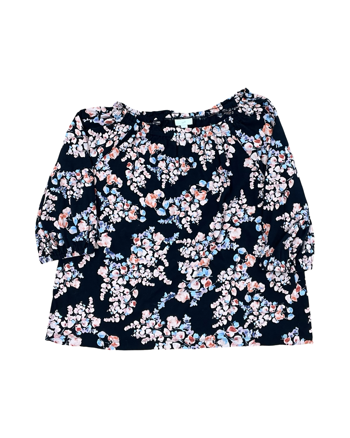 Top 3/4 Sleeve By J. Jill In Blue, Size:L