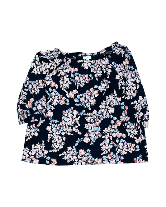 Top 3/4 Sleeve By J. Jill In Blue, Size:L