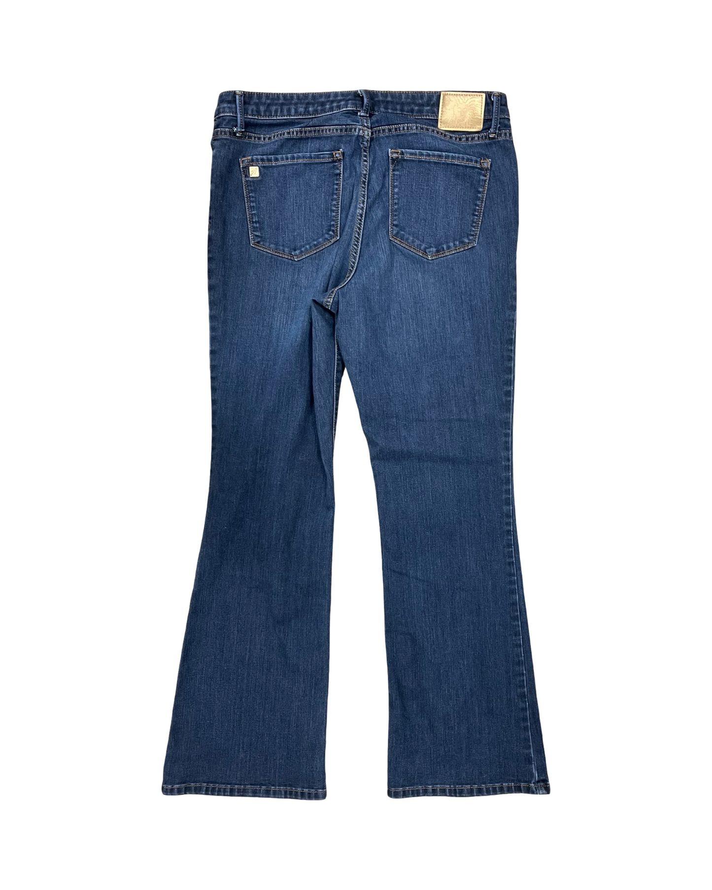 Jeans Boot Cut By Anne Klein In Blue Denim, Size:12