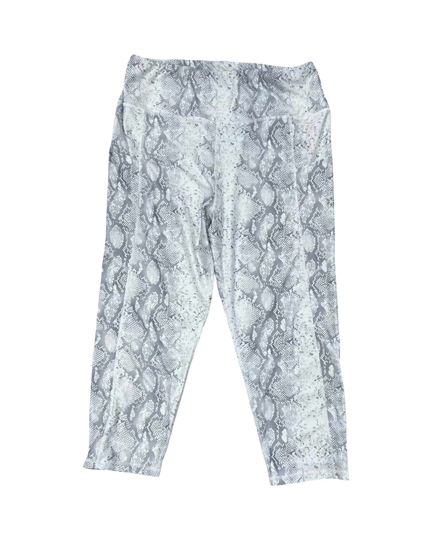 Pants Leggings By Nine West In Grey & White, Size:Xl