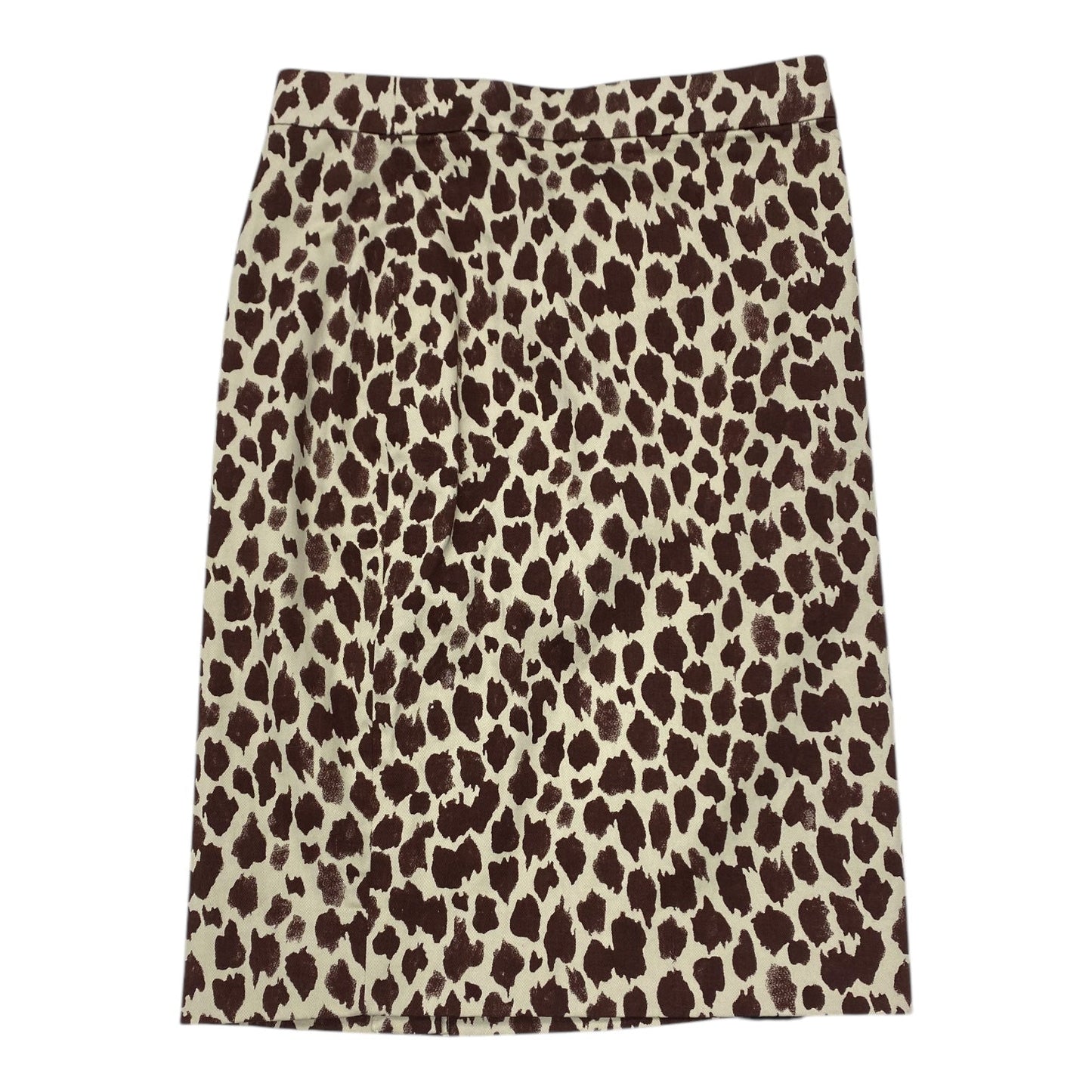 Skirt Midi By J. Crew In Animal Print, Size:0