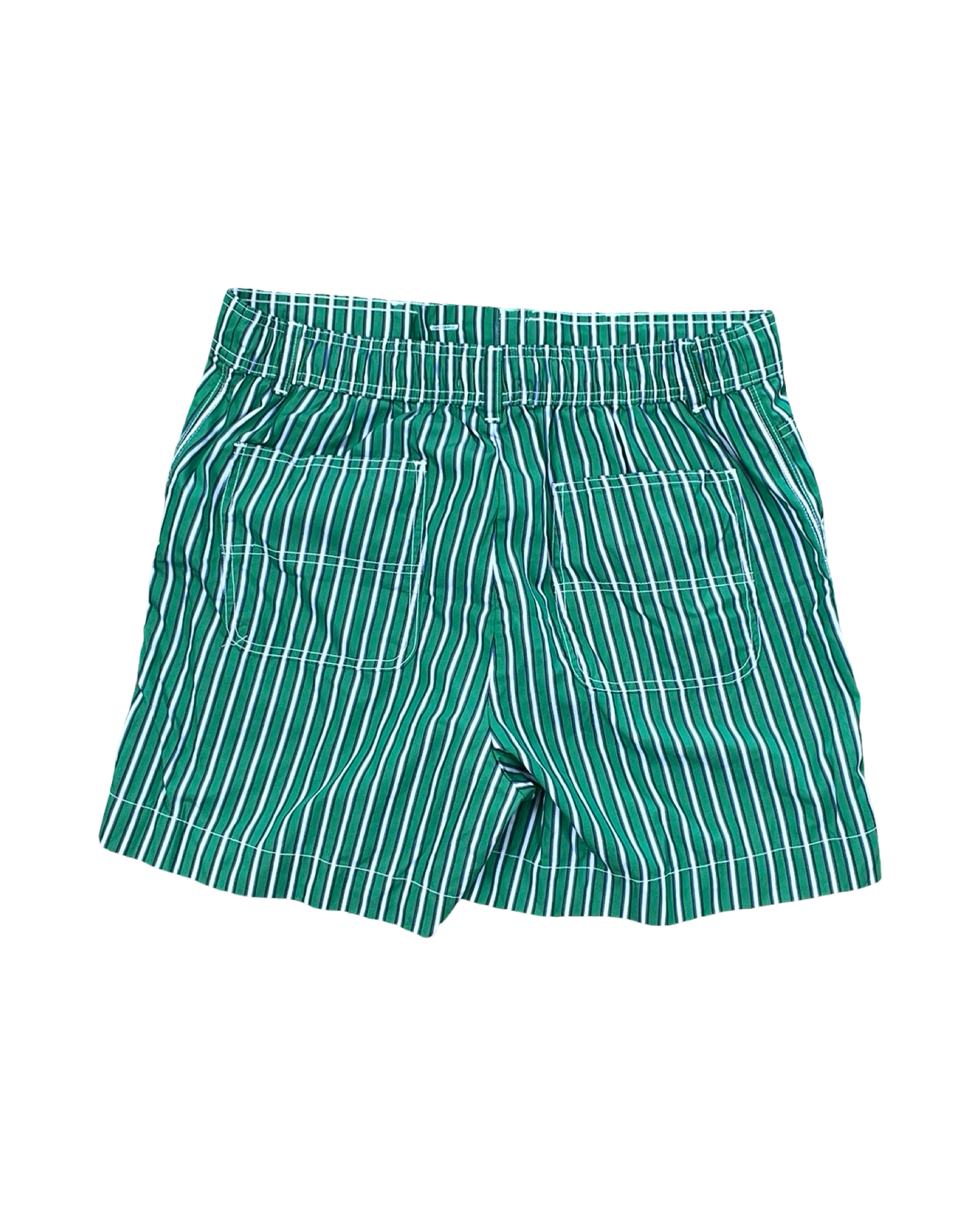 Shorts By Lauren By Ralph Lauren In Green & White, Size:M