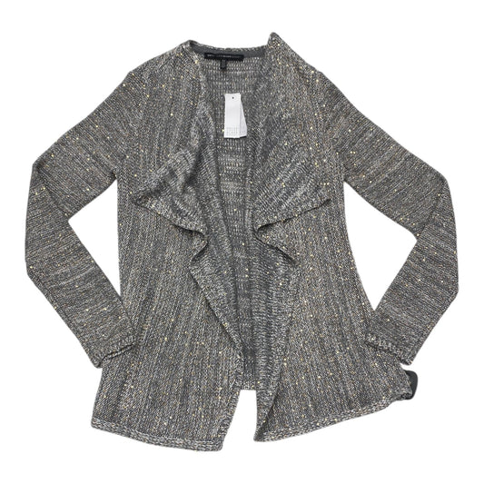 Sweater Cardigan By White House Black Market In Gold & Grey, Size:Xs