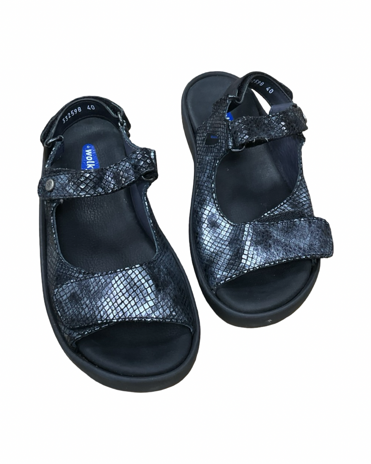 Sandals Heels Platform By Clothes Mentor In Black, Size:9.5