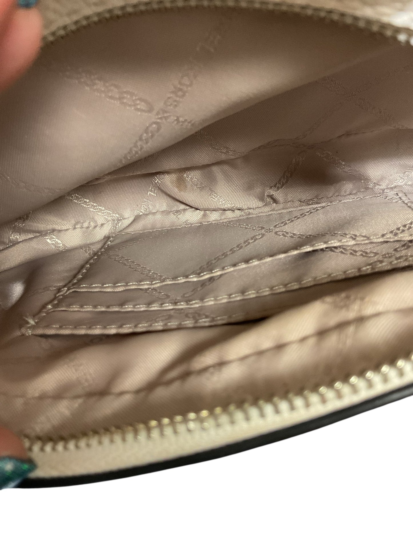 Crossbody Designer By Michael Kors In Black & White, Size:Small