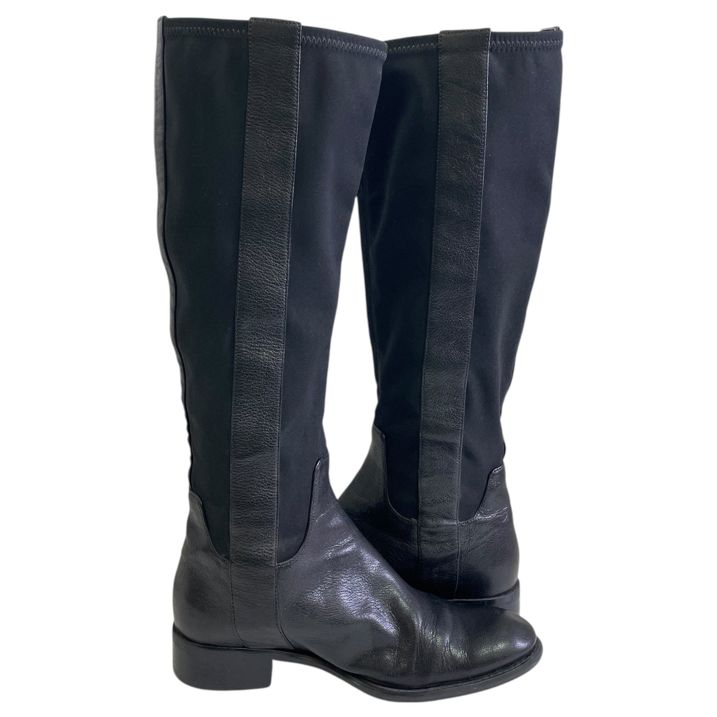 Boots Knee Flats By Nine West In Black, Size:7