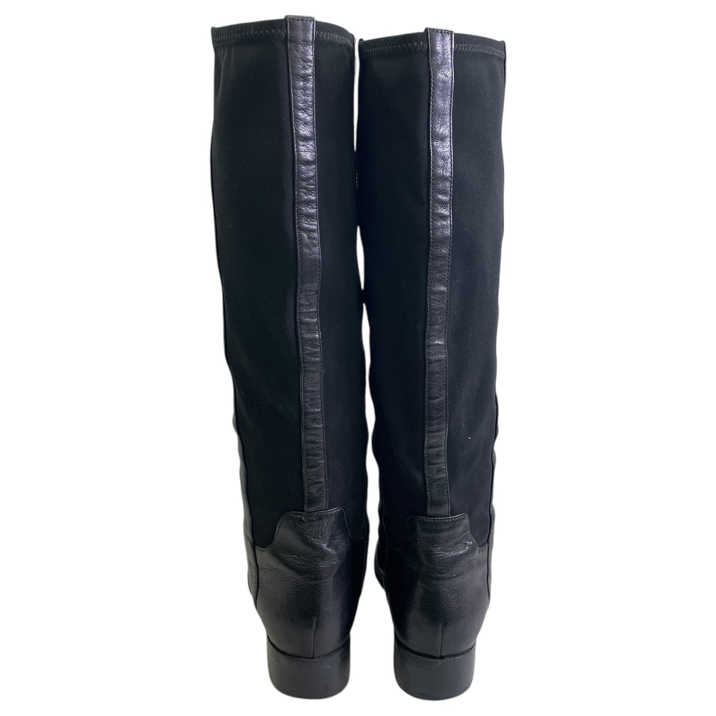 Boots Knee Flats By Nine West In Black, Size:7