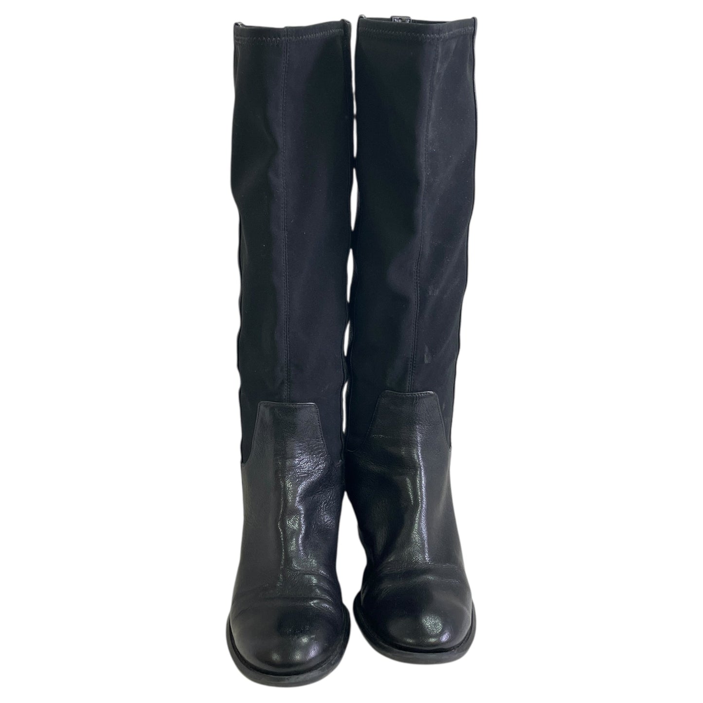 Boots Knee Flats By Nine West In Black, Size:7