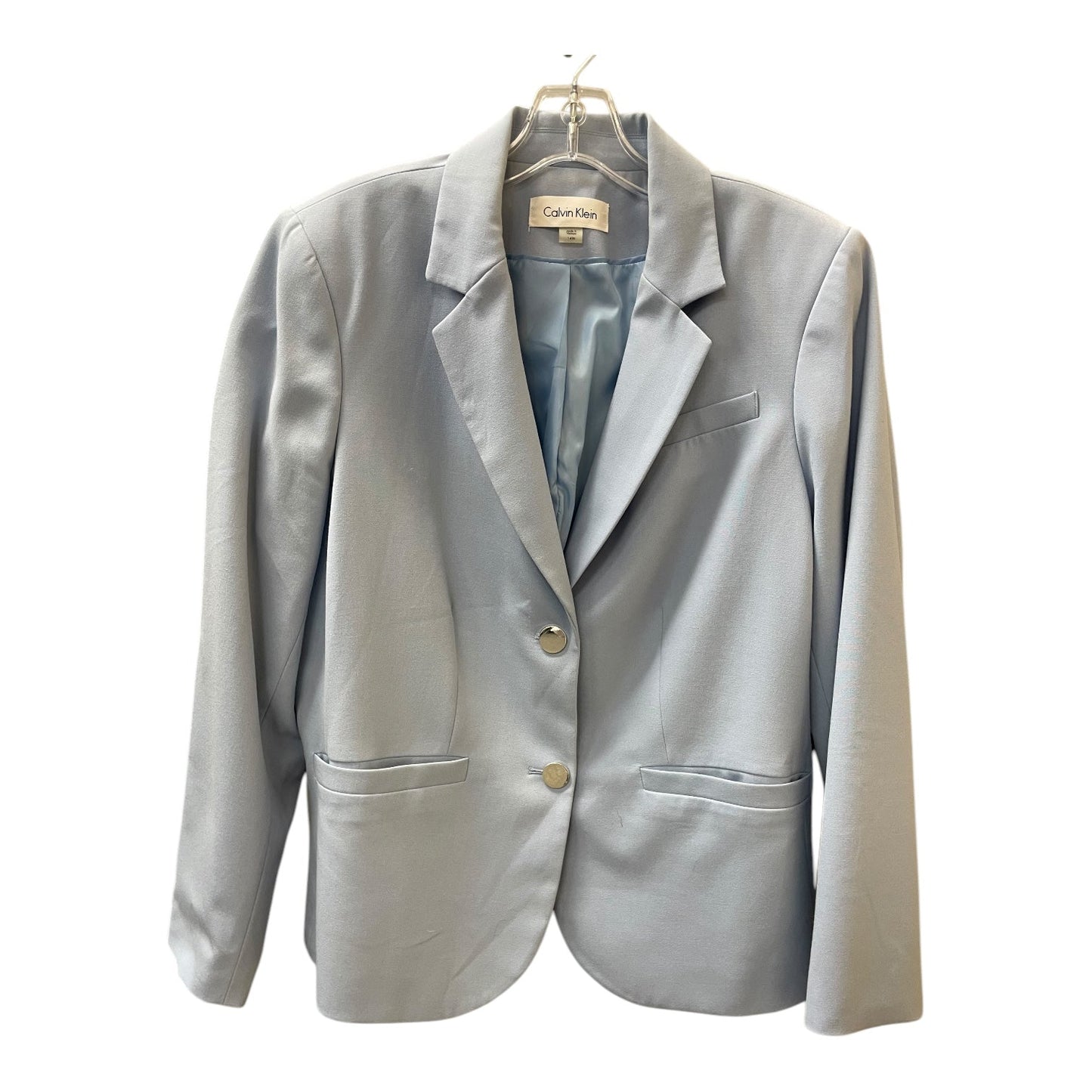 Blazer By Calvin Klein In Blue, Size:L