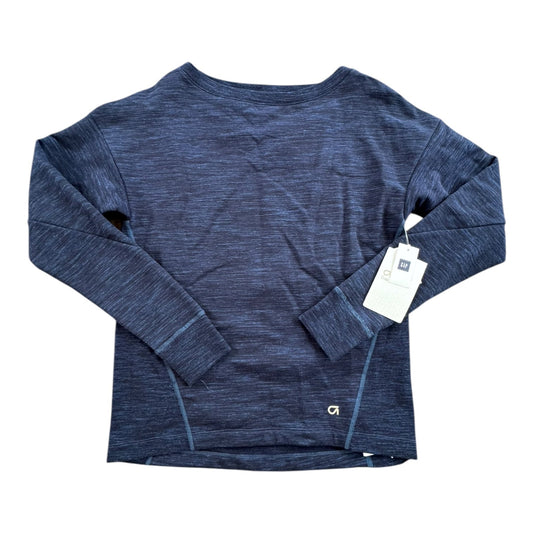 Athletic Top Ls Crewneck By Gapfit In Navy, Size:Xs