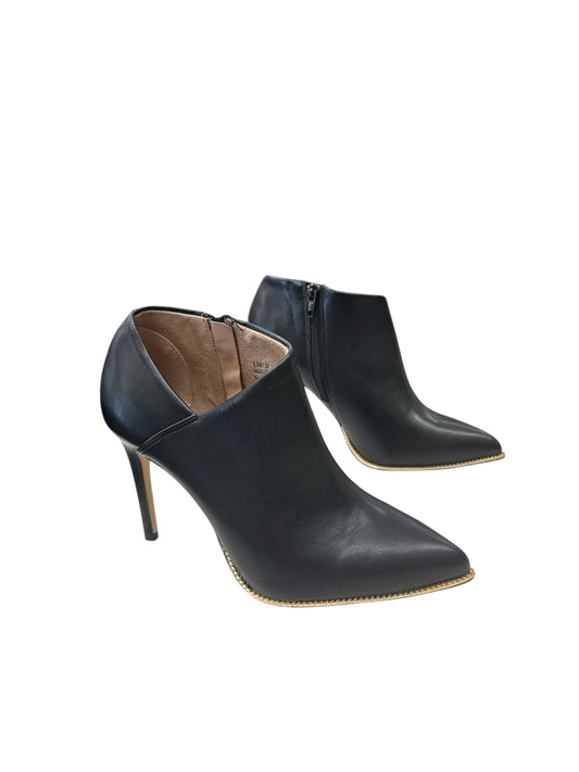 BOOTS ANKLE HEELS by BCBG In BLACK, Size: 8.5