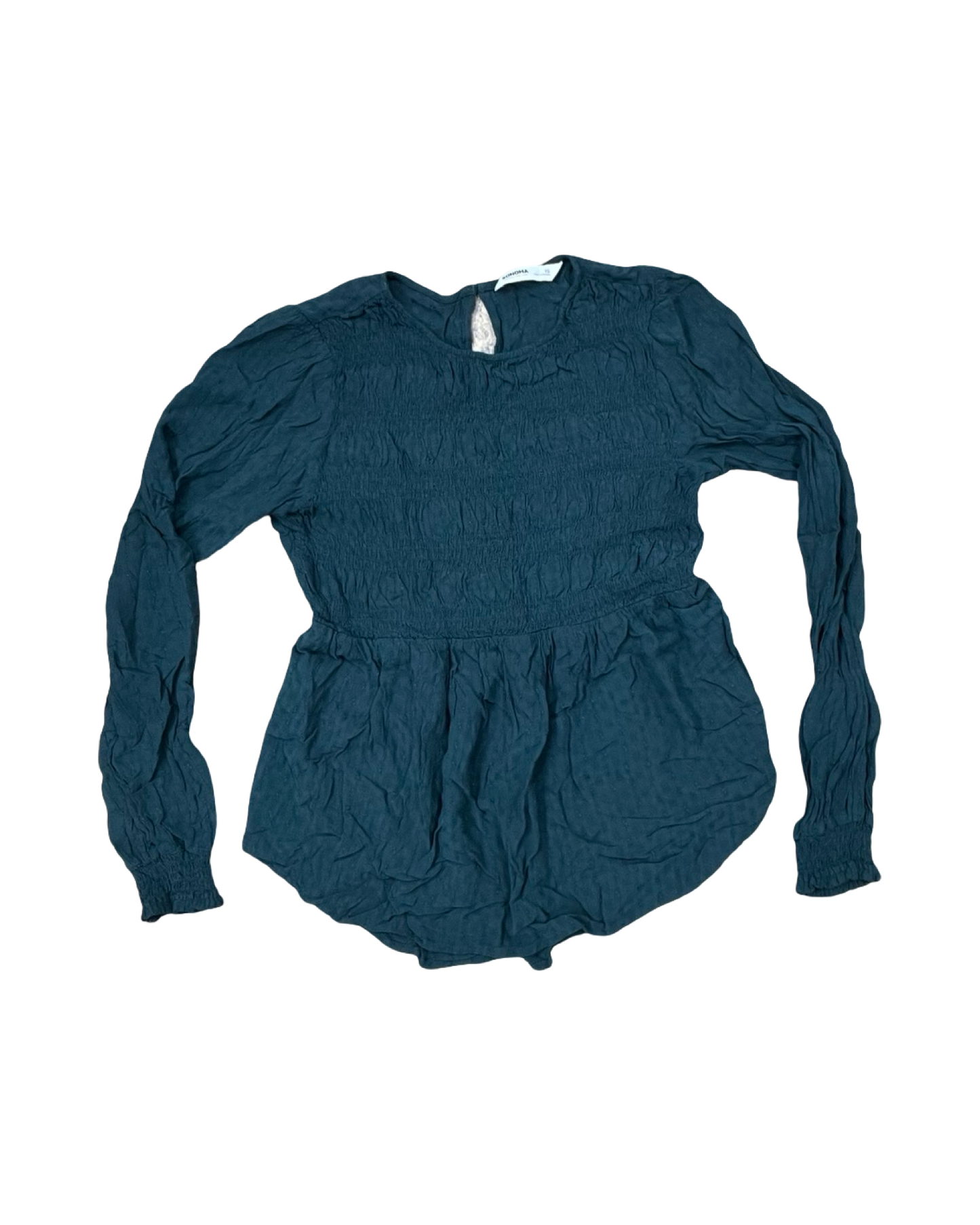 Top Ls By Sonoma In Green, Size:Xs