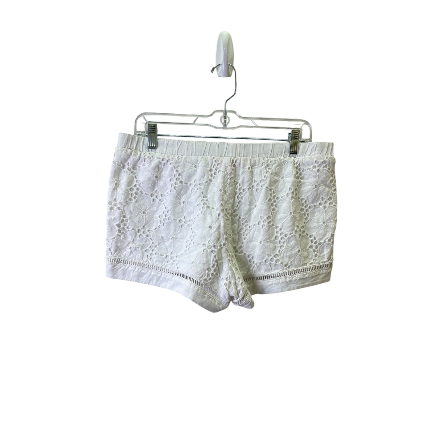 Shorts Designer By Lilly Pulitzer In White, Size:8