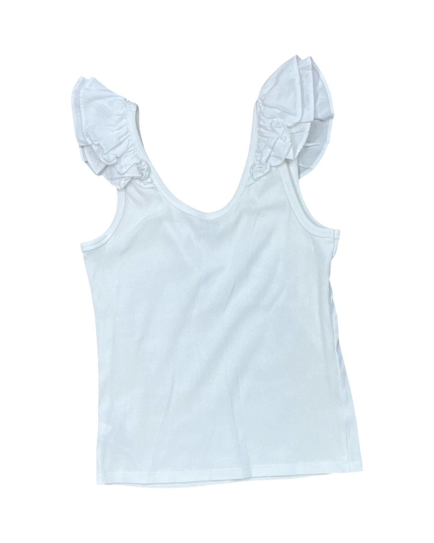 Top Sleeveless By Old Navy In White, Size:S