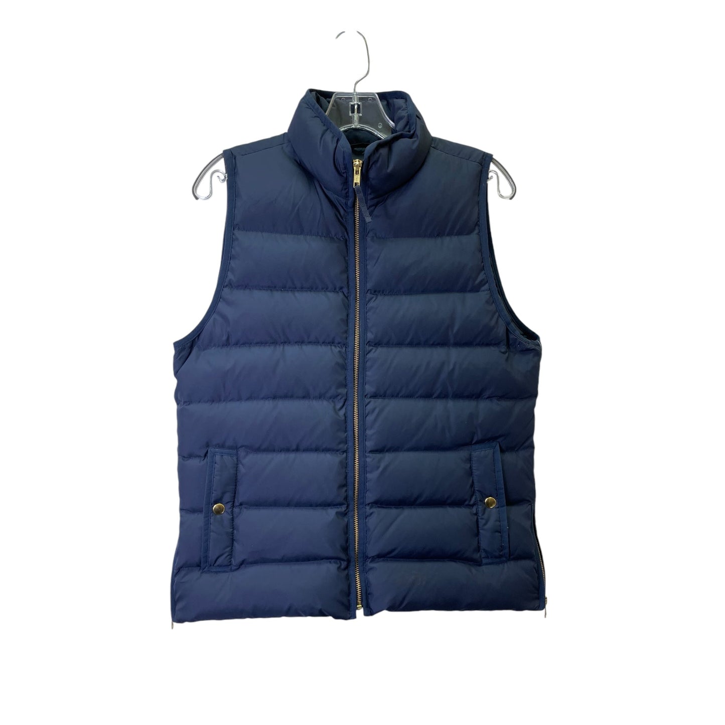 Vest Puffer & Quilted By J. Crew In Navy, Size:M