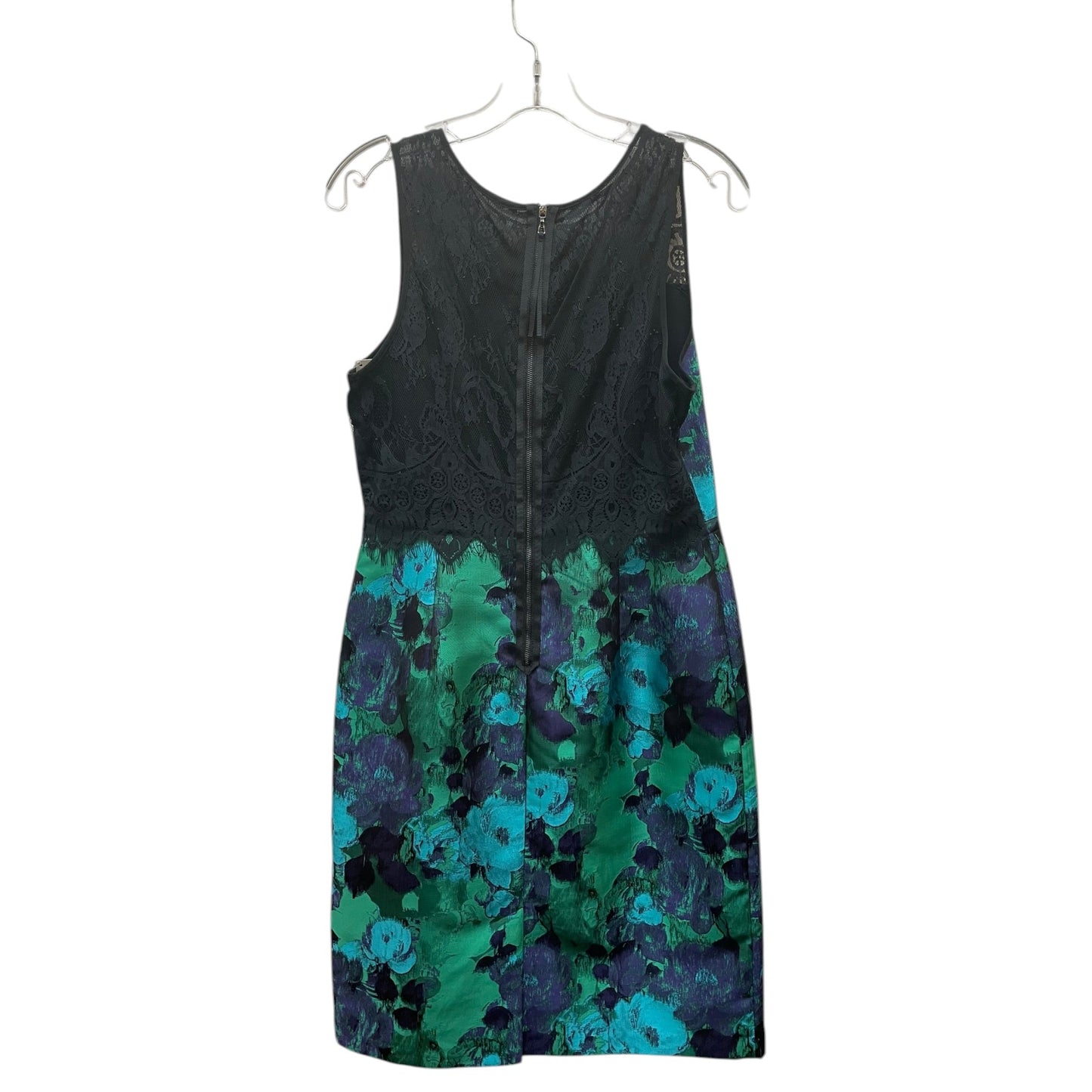 Dress Party Midi By Leifsdottir In Blue & Green, Size:M