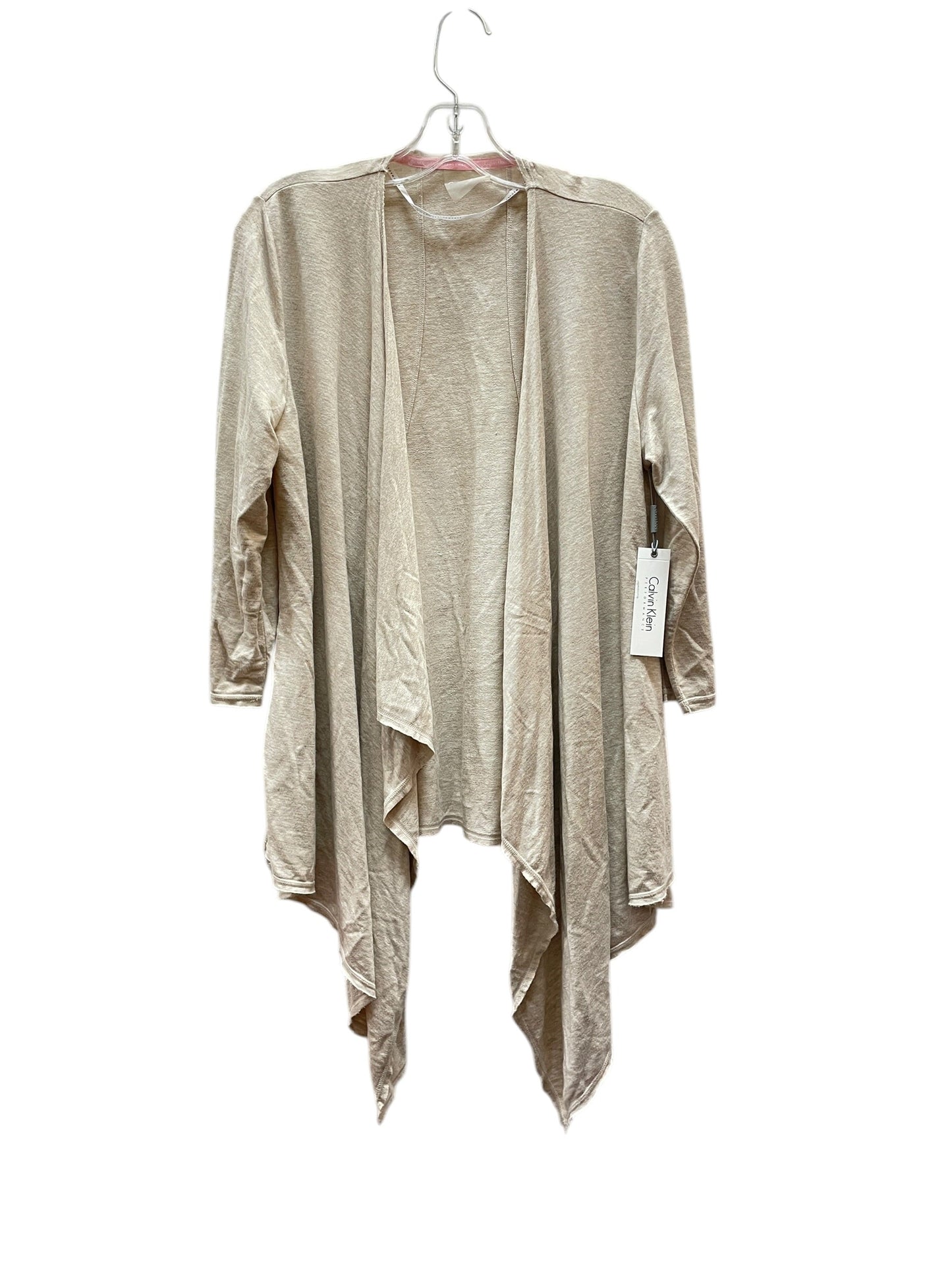 Cardigan By Calvin Klein Performance In Beige, Size:M