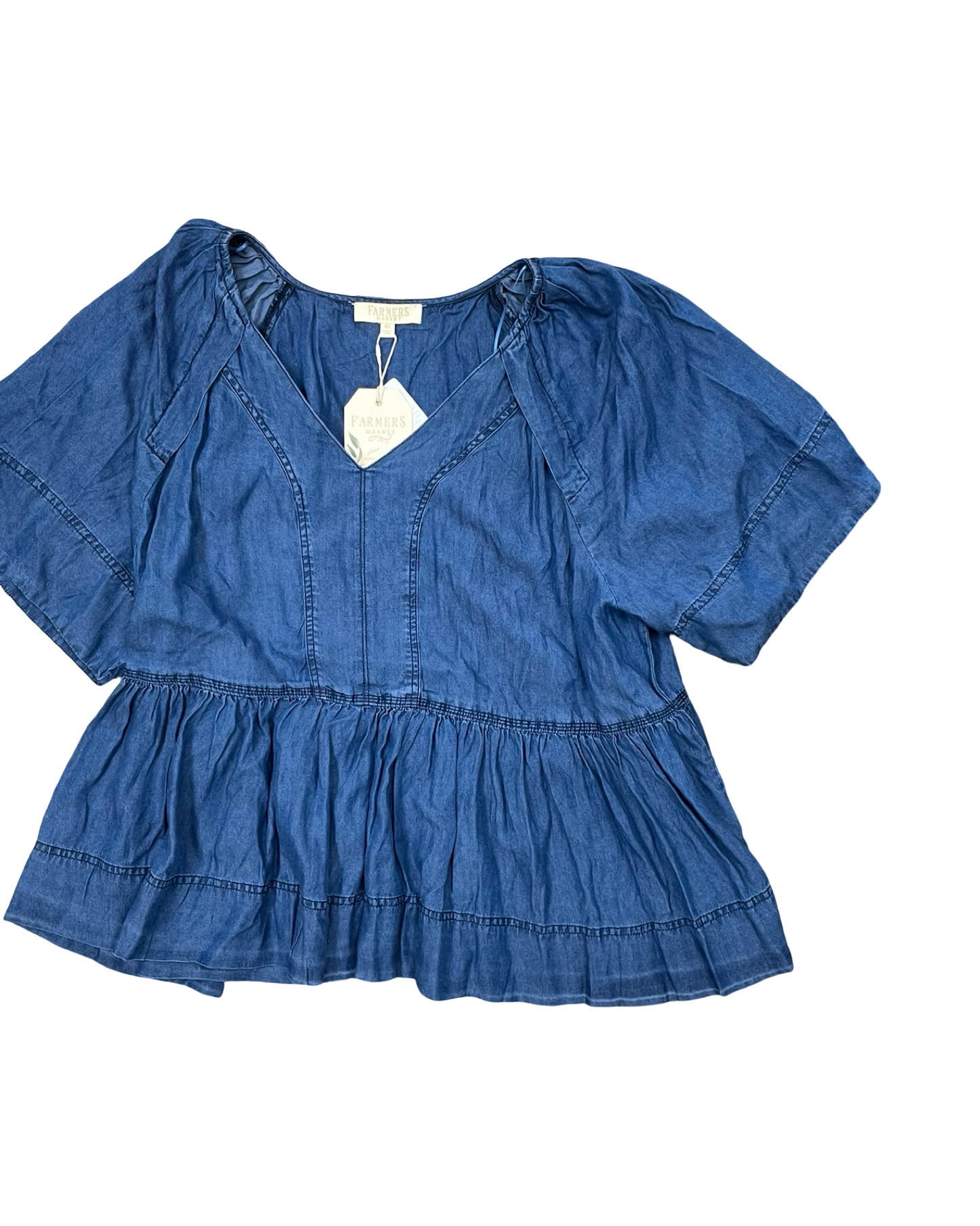 Top Ss By Clothes Mentor In Blue, Size:Xl
