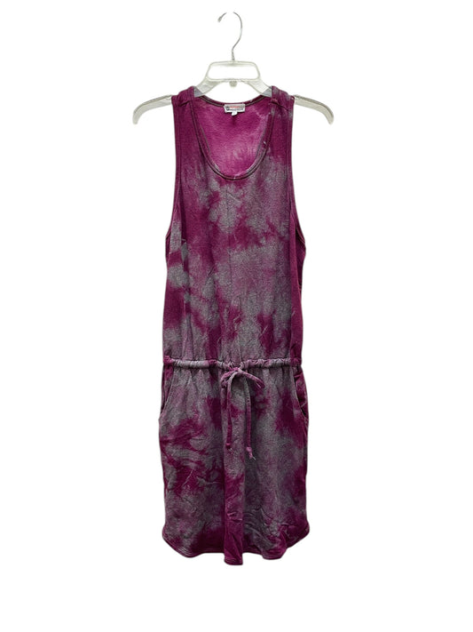 Dress Casual Midi By Sundry In Grey & Purple, Size:2