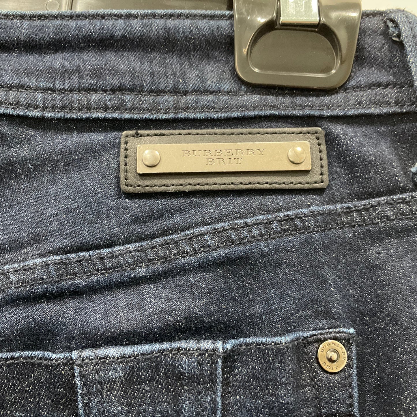 Denim Jeans Designer Burberry, Size 0