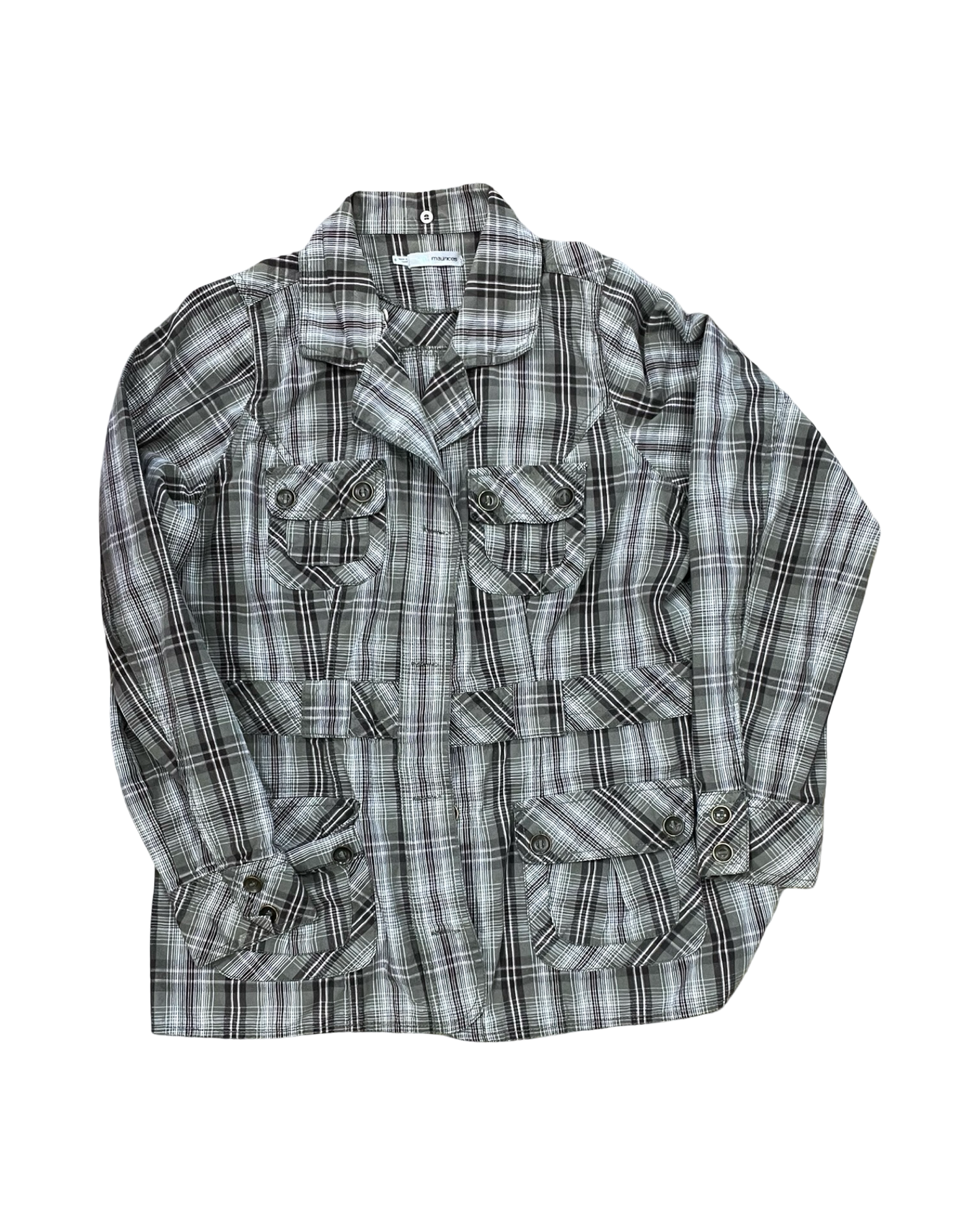 Jacket Other By Maurices In Green & Pink, Size:Xl
