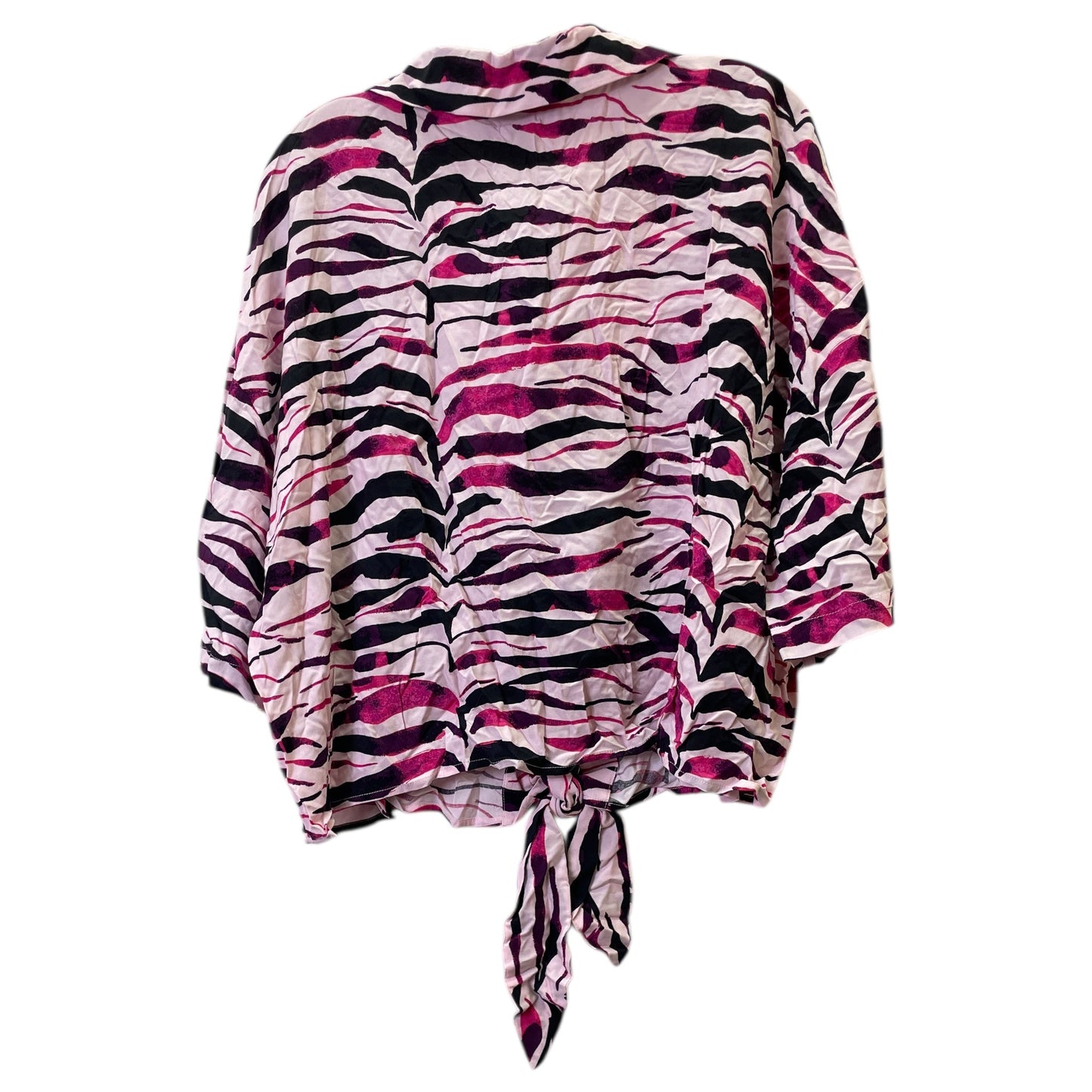 Shorts Set By Eloquii In Pink, Size:20