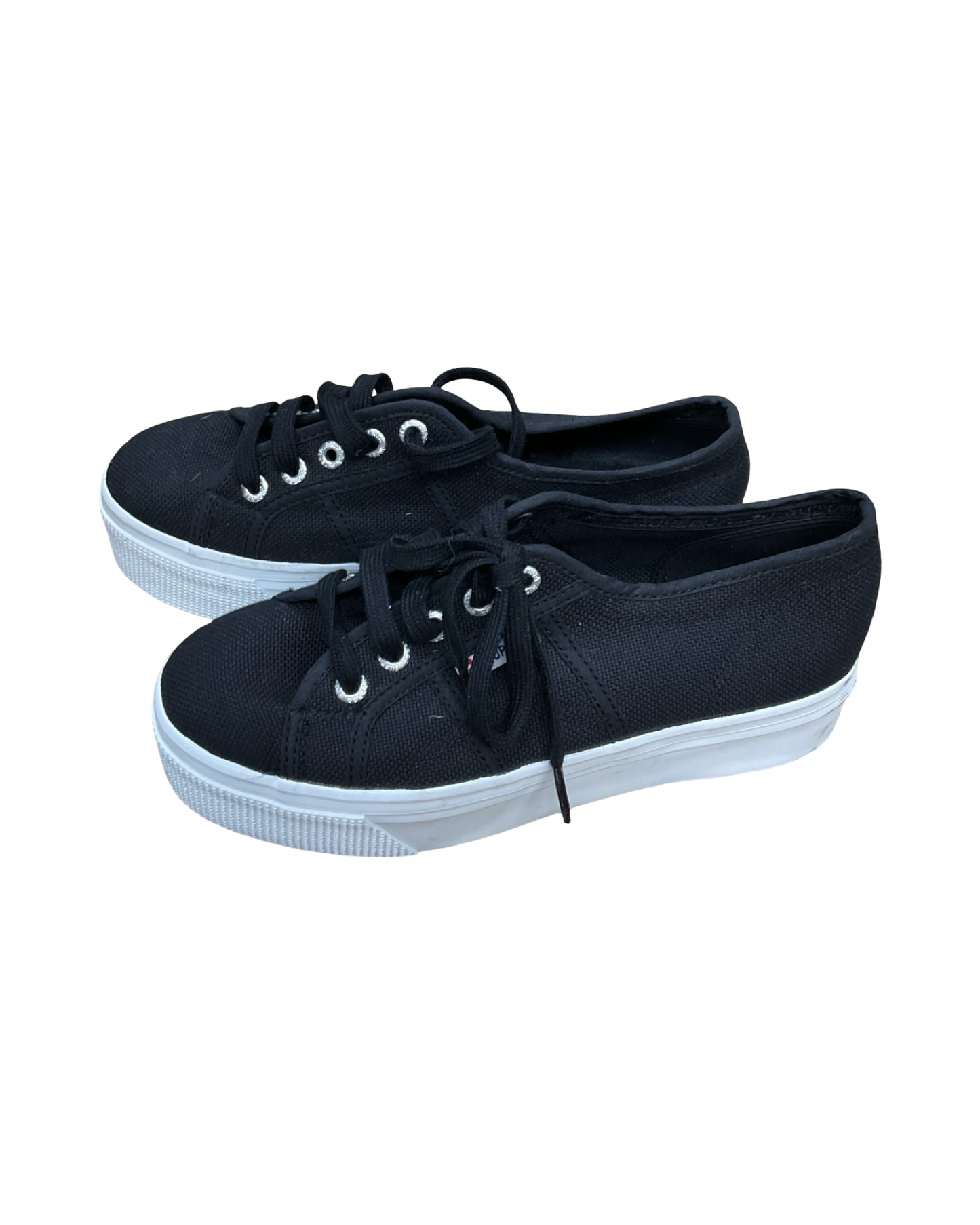 Shoes Sneakers By Superga In Black, Size:7