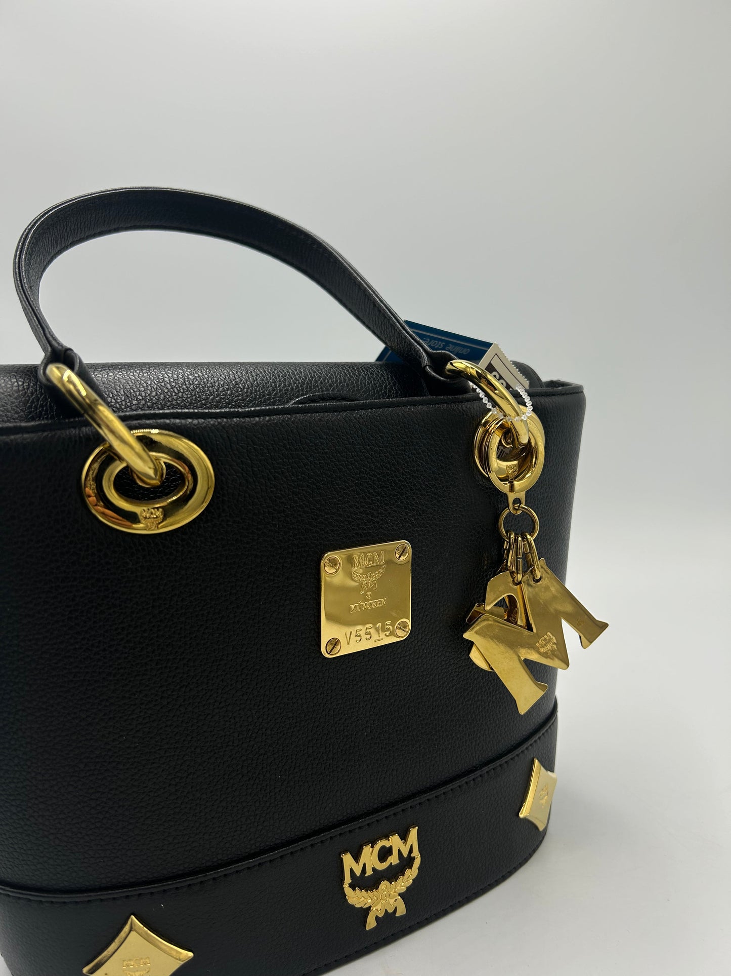 MCM Calfskin Studded Luxury Bag