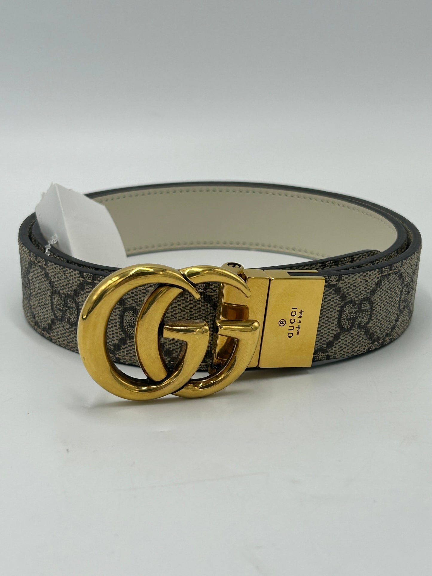 Gucci GG Marmon Reversible Belt in Size 85 / 34