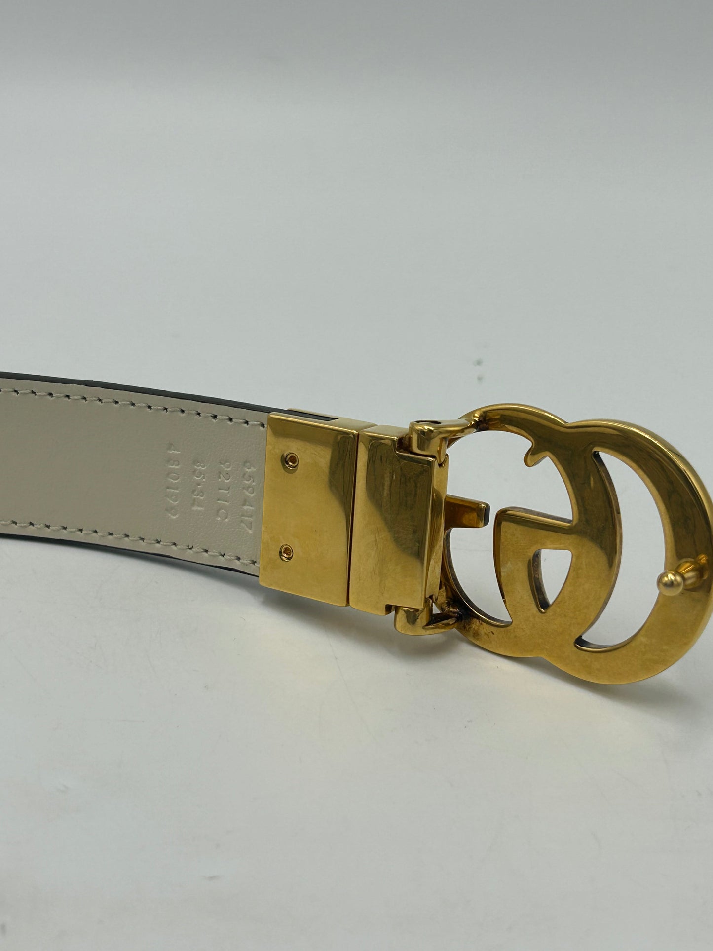 Gucci GG Marmon Reversible Belt in Size 85 / 34