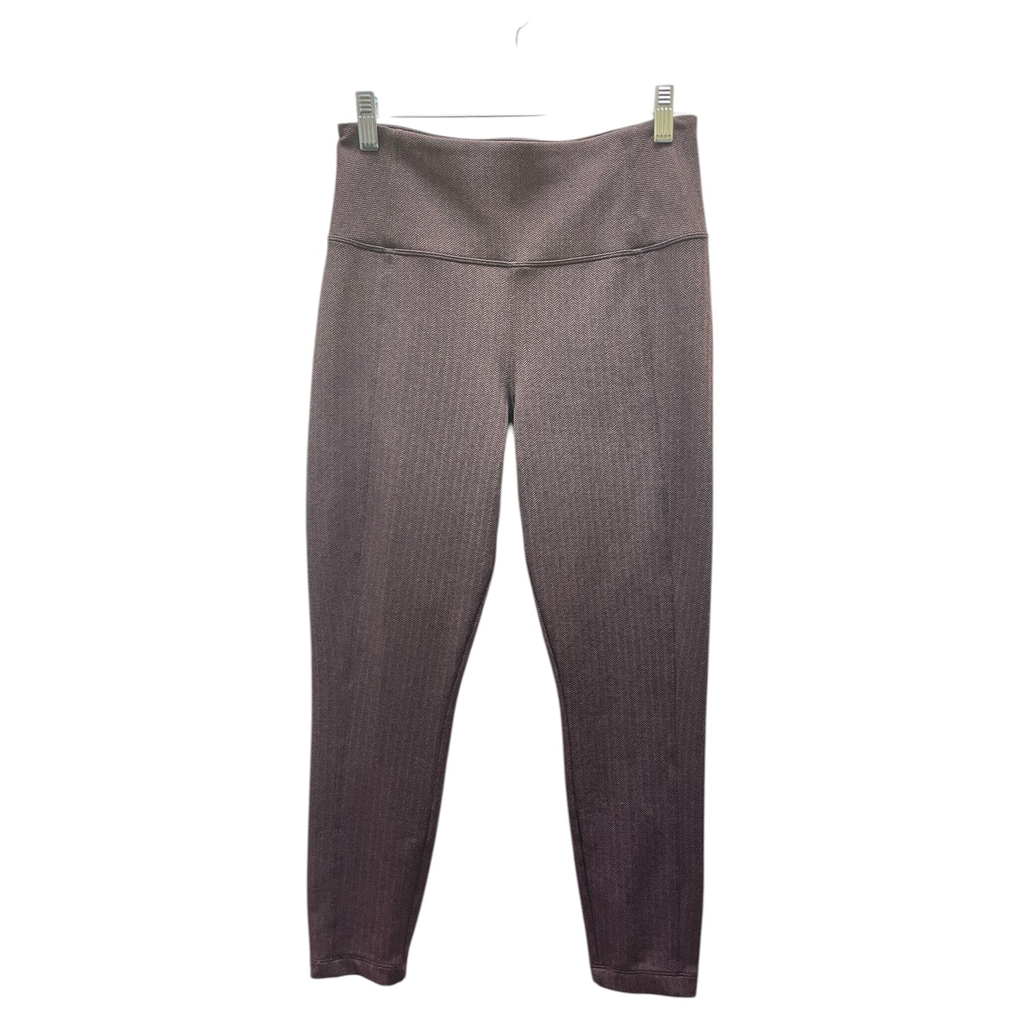 Athletic Leggings By Athleta In Black & Brown, Size:S