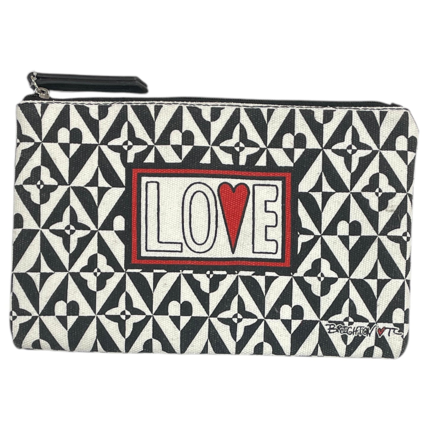 Clutch By Brighton In Black & White, Size:Small