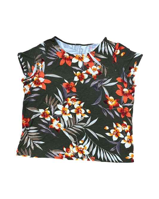 Top Ss By Cb Studio In Green, Size:2X