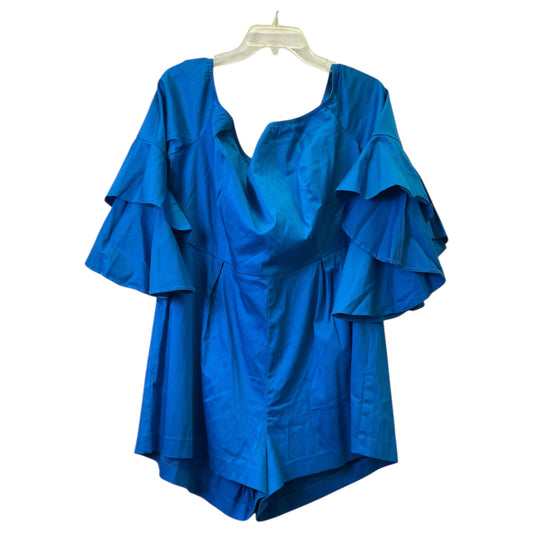 Romper By Cme In Blue, Size:2X