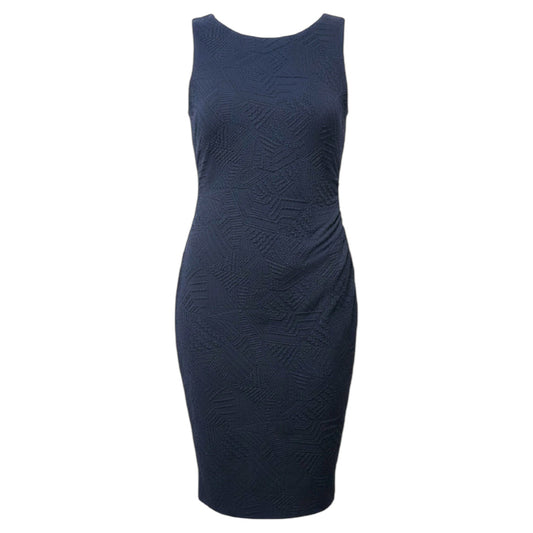 Textured Dress Casual Mid By Joseph Ribkoff In Navy, Size: 8