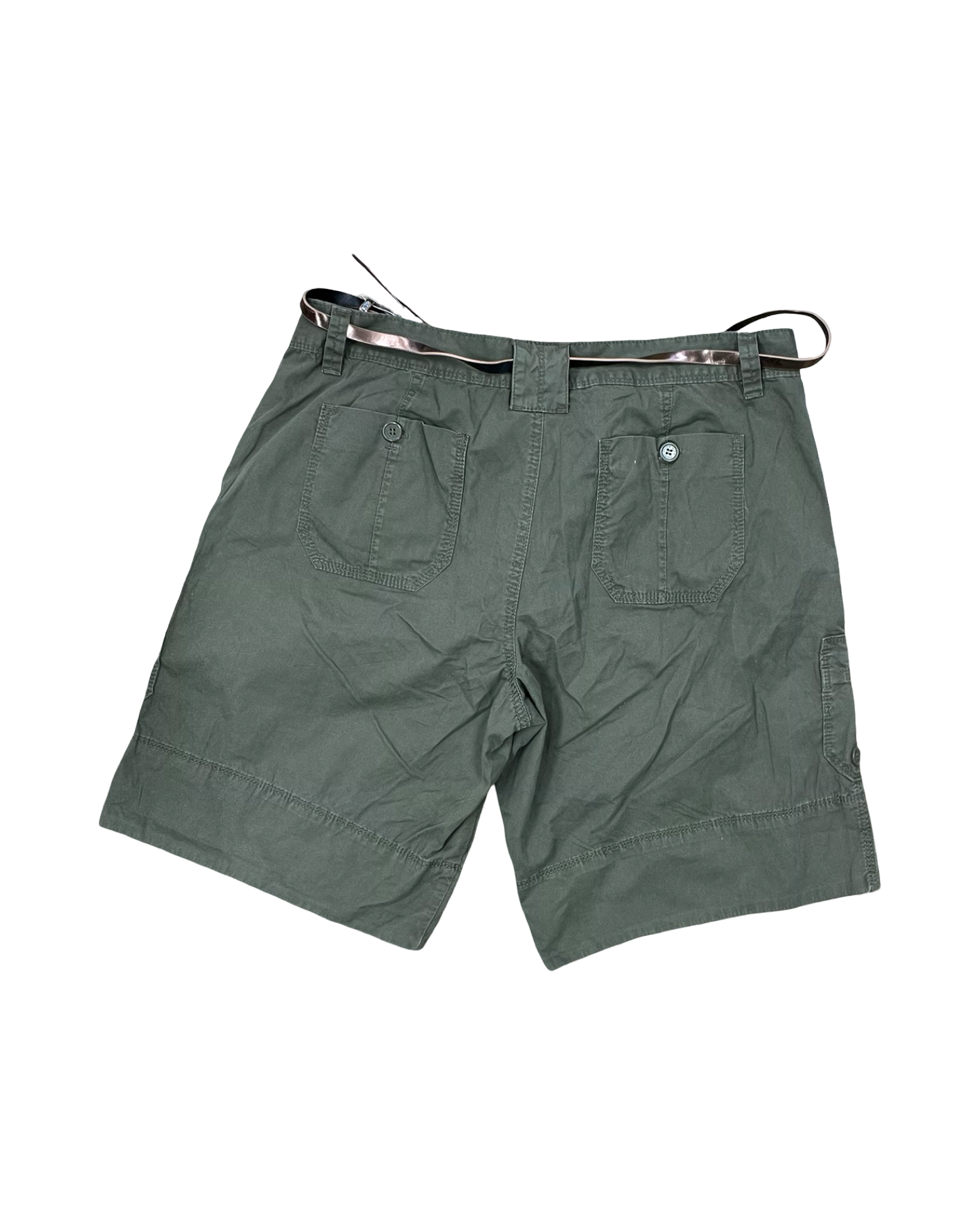 Shorts By Calvin Klein In Green, Size:16