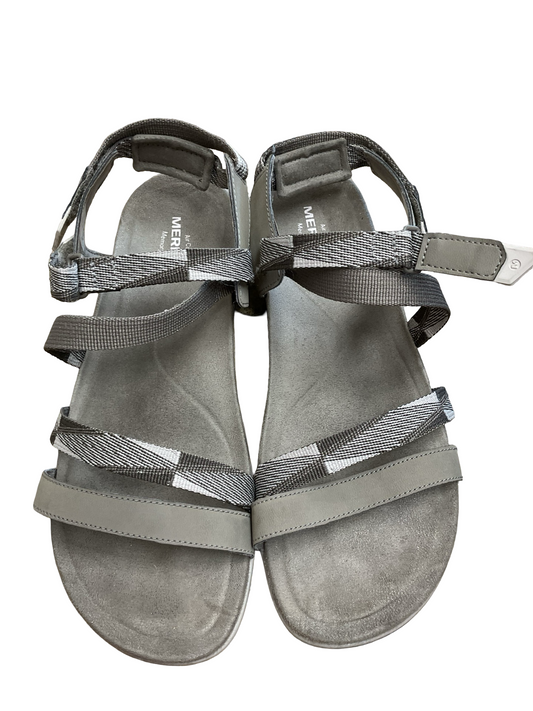 Sandals Flats By Merrell In Tan, Size:10