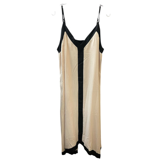 Dress Casual Maxi By Prettygarden In Black & Cream, Size:Xl