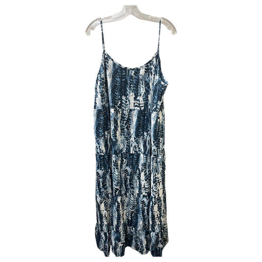 Dress Casual Maxi By Fashion In Blue & White, Size:Xl