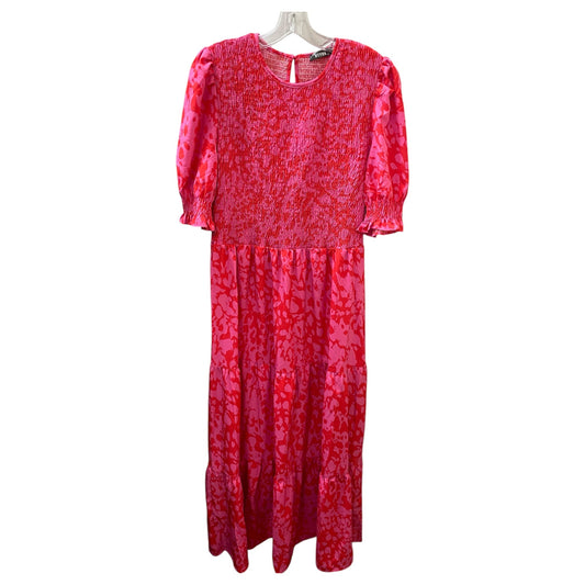 Dress Casual Maxi By Btfbm In Pink & Red, Size:Xl