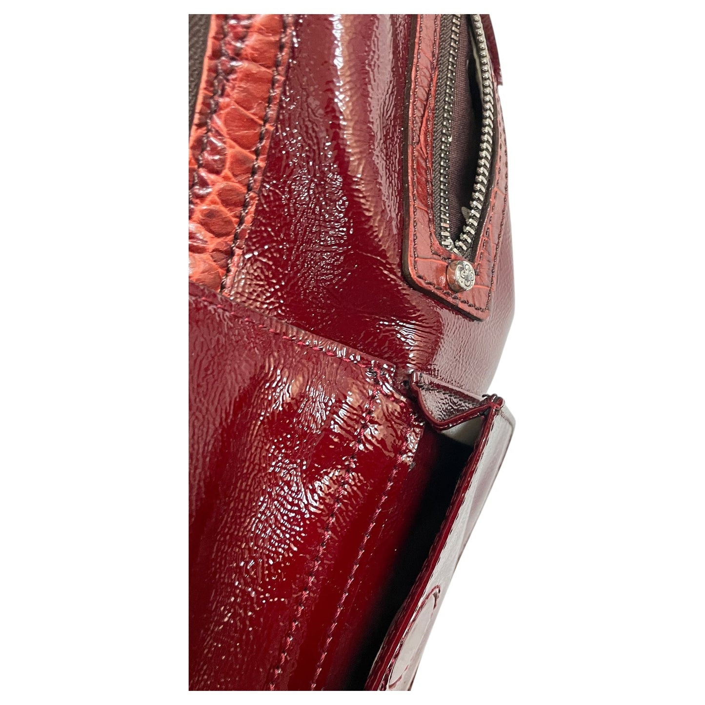 Handbag By Brighton In Red, Size:Medium