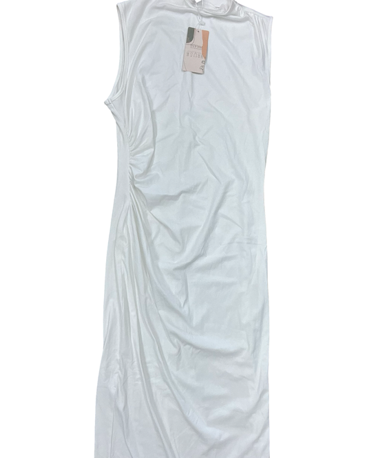 Dress Casual Maxi By Btfbm In White, Size:L