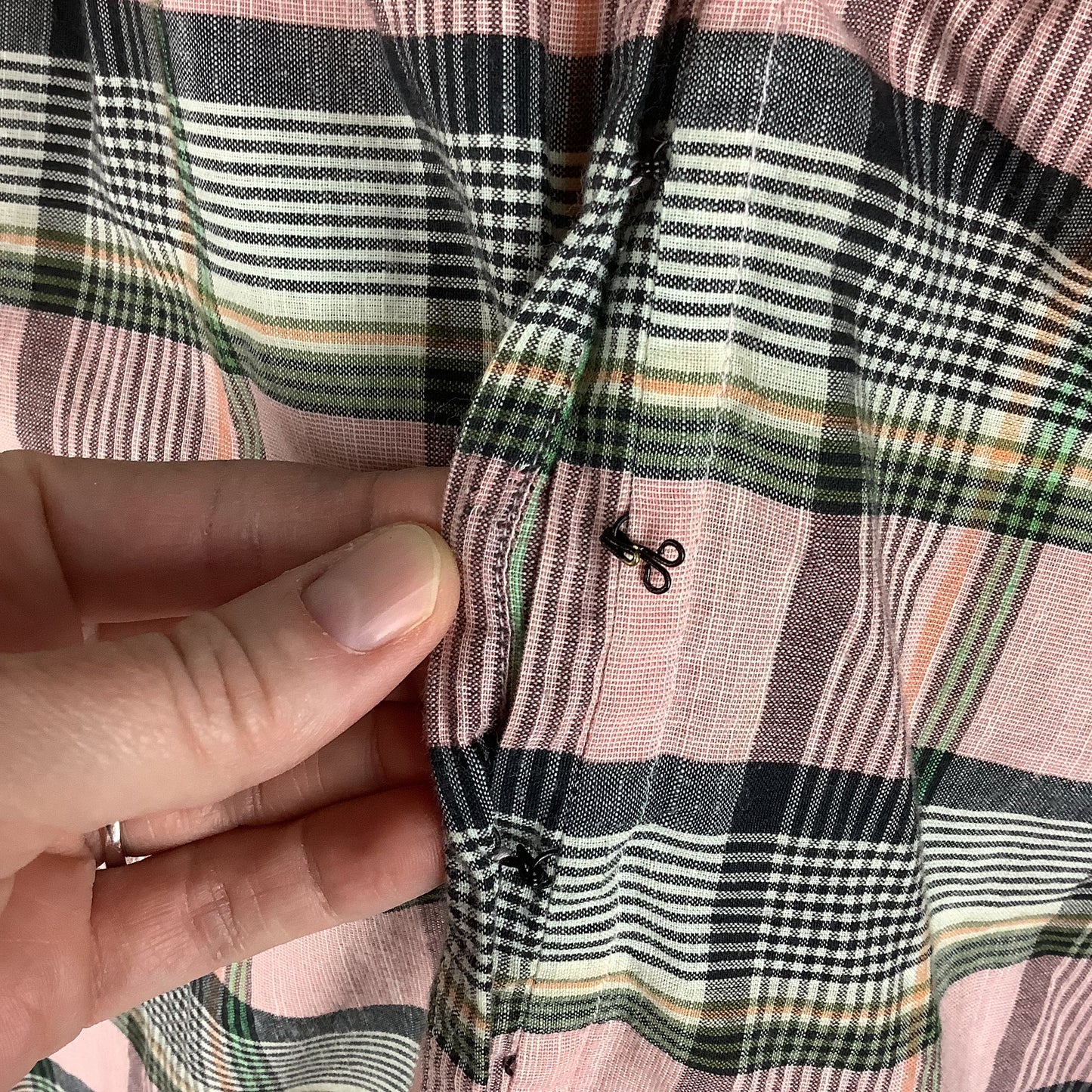 Dress Casual Short By Cmc In Plaid Pattern, Size: S