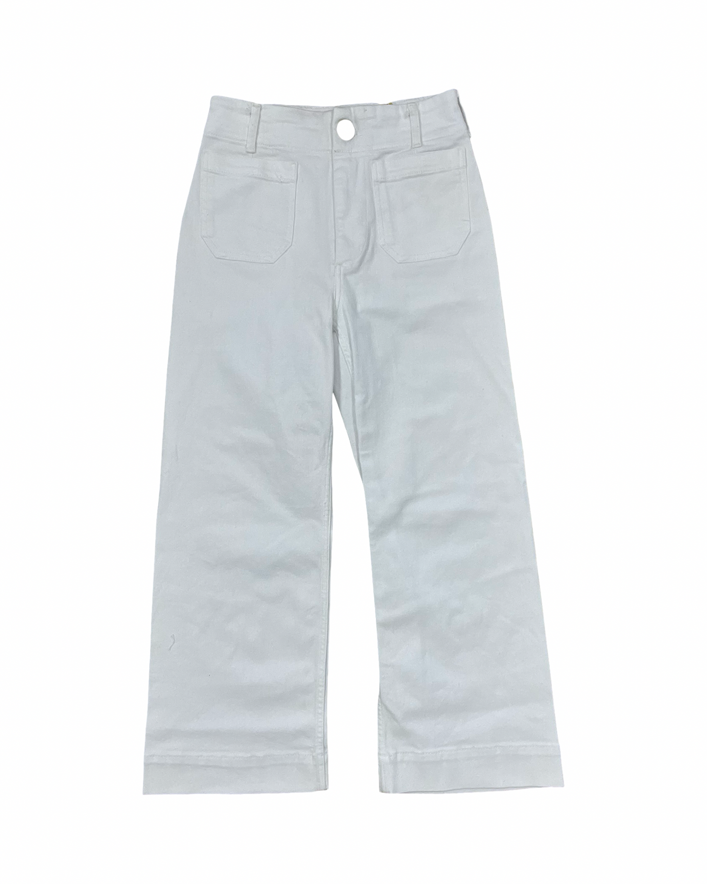 Jeans Wide Leg By Maeve In White Denim, Size:2
