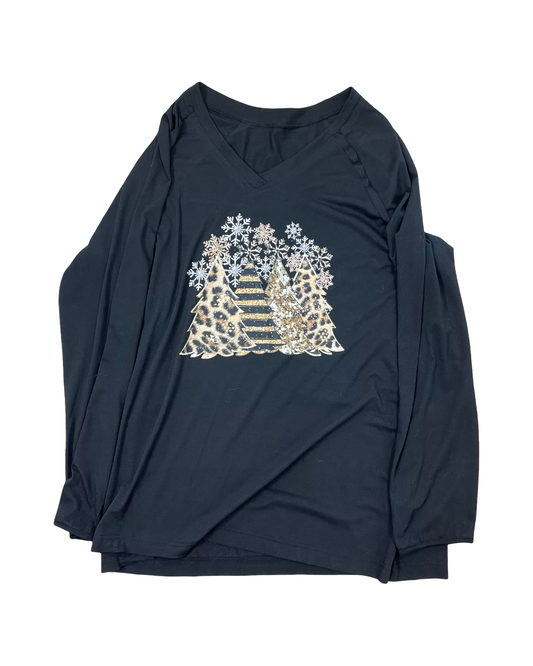 Top Ls By Clothes Mentor In Black, Size:3X