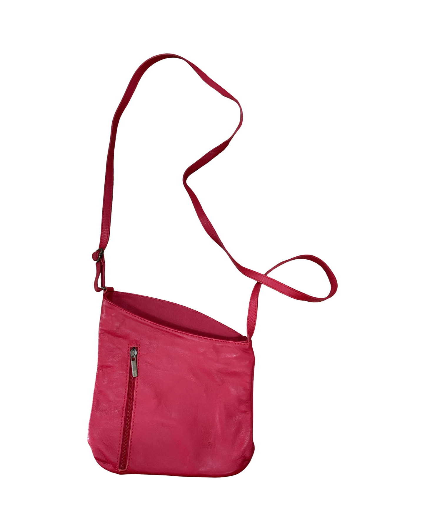 Crossbody Leather By Clothes Mentor In Red, Size:Small
