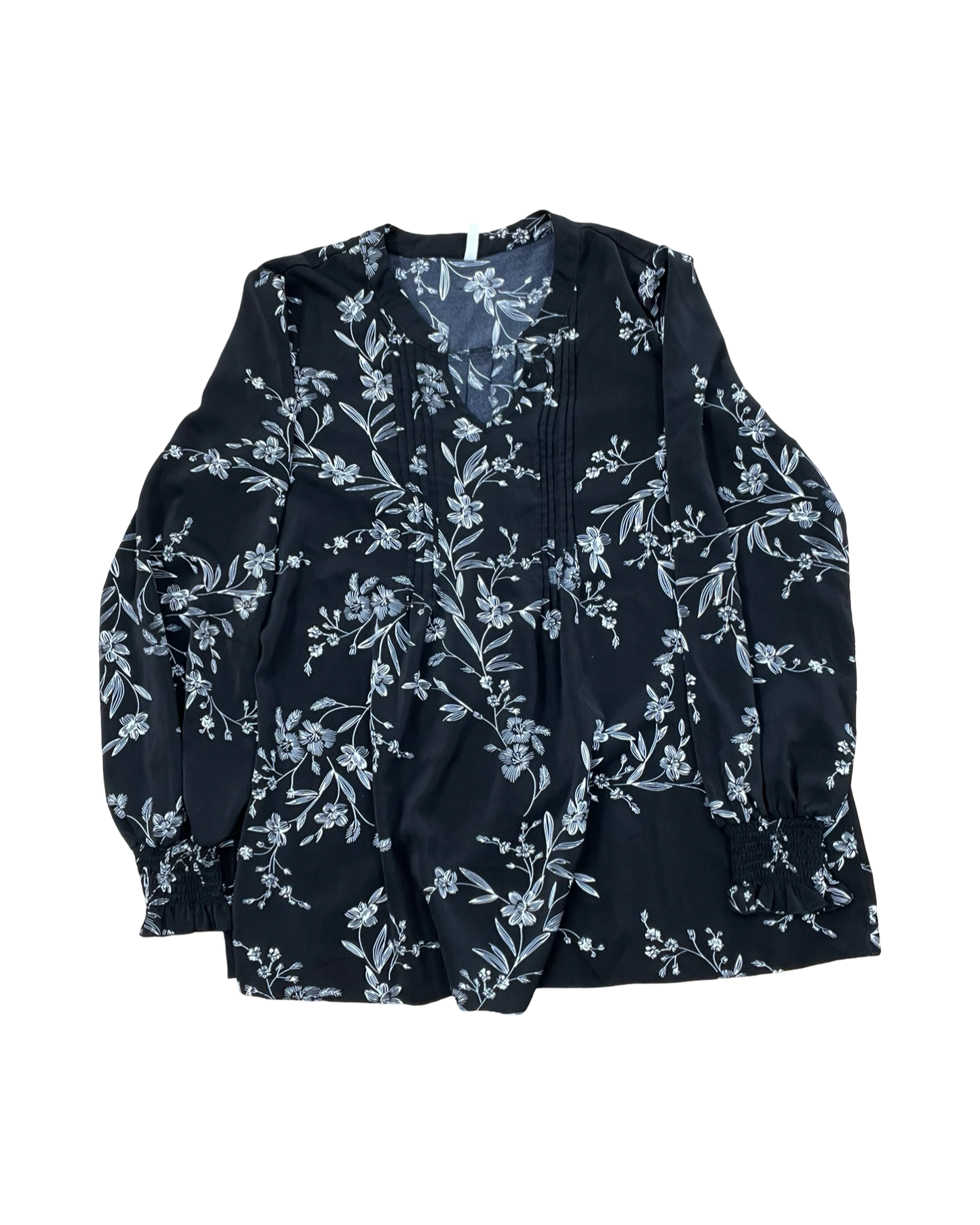 Top 3/4 Sleeve By Clothes Mentor In Black, Size:2X